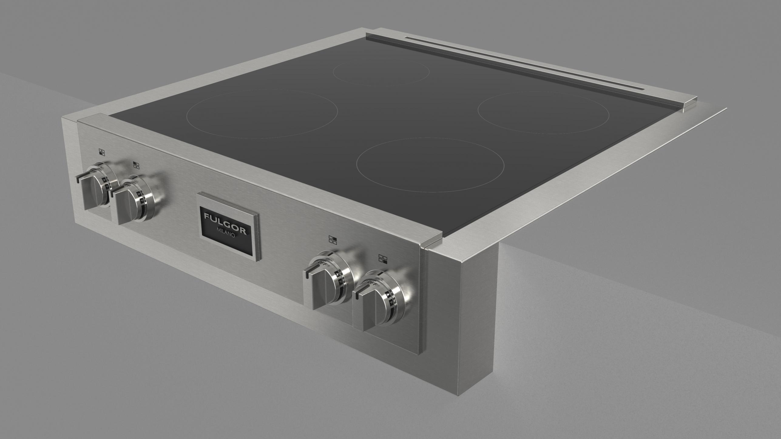 30" PRO INDUCTION RANGE TOP Fulgor Milano